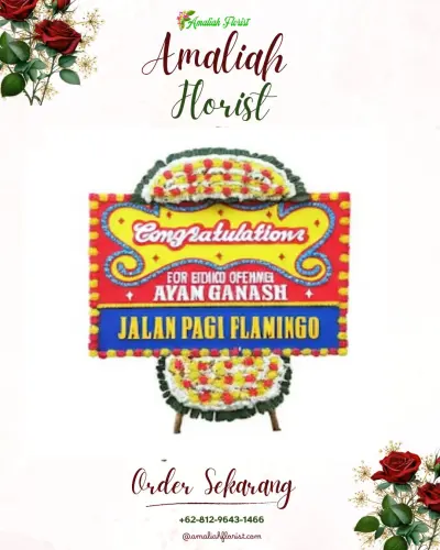 Bunga Papan Congratulation di Kemanggungan